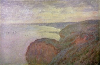 'Steep Cliffs near Dieppe', 1897.  Artist: Claude Monet