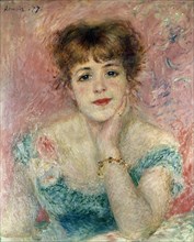'Portrait of the Actress Jeanne Samary', 1877.  Artist: Pierre-Auguste Renoir