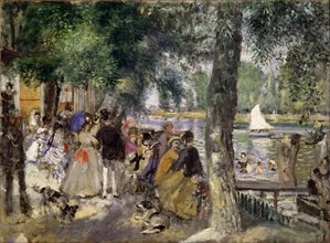 'Bathing on the Seine (La Grenouillére)', 1869.  Artist: Pierre-Auguste Renoir