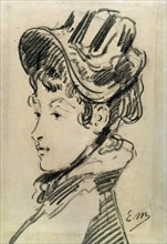 'Madame Jules Guillemet', c1880.  Artist: Edouard Manet