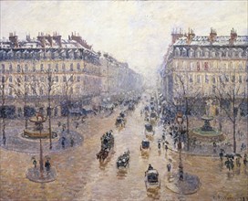 'L'Avenue de l'Opéra. Snow. Morning', 1898. Artist: Camille Pissarro