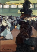 'At a Ball', 1905.  Artist: Edmond Lempereur