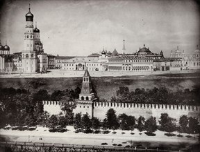 View of the Moscow Kremlin, Russia, c1870-c1875. Artist: Unknown