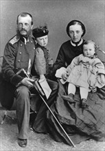 Grand Duke Michael Nikolaevich of Russia and his family, c1862-c1862. Artist: Unknown