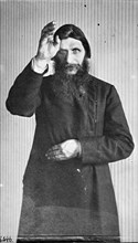 Grigori Yefimovich Rasputin, Russian mystic and 'holy man', c1914-c1916.  Artist: Anon