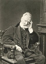 Victor Hugo, French author, 1879. Artist: Count Stanislaw Walery