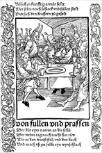 Illustration from the book Ship of Fools by Sebastian Brant, 1494.  Artist: Albrecht Dürer