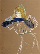 'The Singer Yvette Guilbert', 1894.  Artist: Henri de Toulouse-Lautrec