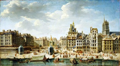 'The Place de Grève in Paris', 1746.  Artist: Nicolas Raguenet
