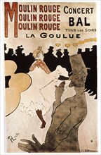 'La Goulue au Moulin Rouge', 1892.  Artist: Henri de Toulouse-Lautrec