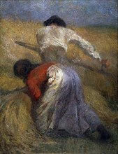 'The Harvest', 19th century.  Artist: Adolphe Monticelli