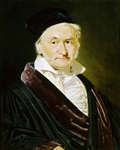 Karl Friedrich Gauss, German mathematician, astronomer and physicist, 1840. Artist: Christian Albrecht Jensen