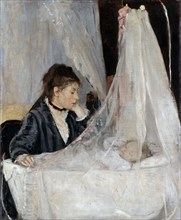 'The Cradle', 1873.  Artist: Berthe Morisot