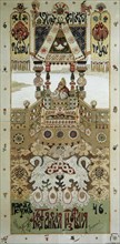Poster for an exhibition of crafts, 1901.  Artist: Alexander Paramonov