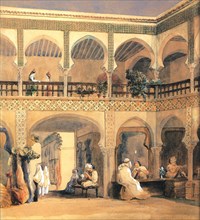 'Bazaar in Orleans', 1840s.  Artist: Théodore Chassériau