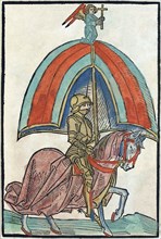 Illustration from Richental's illustrated chronicle, 1480s.  Artist: Anon