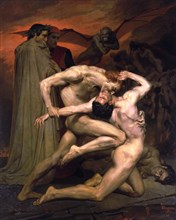 'Dante and Virgil in Hell', 1850.  Artist: William-Adolphe Bouguereau