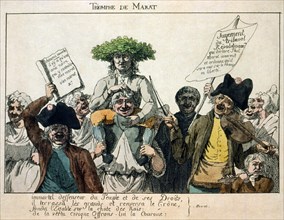 'The Triumph of Marat', 1793. Artist: Unknown