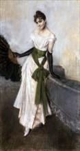'Portrait of Emiliana Concha de Ossa', 1888.  Artist: Giovanni Boldini