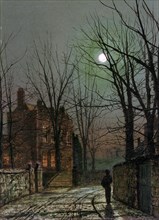 'By the Light of the Moon', 1882.  Artist: John Atkinson Grimshaw