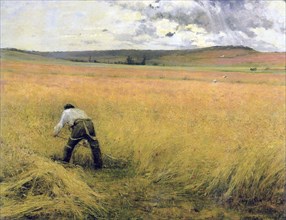 'The Ripened Wheat', 1880.  Artist: Jules Bastien-Lepage