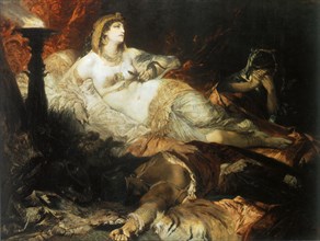 'The Death of Cleopatra', 1875.  Artist: Hans Makart