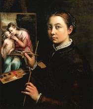'Self-portrait', 1556.  Artist: Sofonisba Anguissola