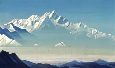 'Mount of Five Treasures (Two Worlds)', 1933.  Artist: Nicholas Roerich