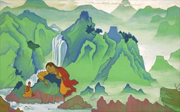 'Padma Sambhava', 1924.  Artist: Nicholas Roerich