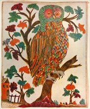 Owl, Lubok print, 1800. Artist: Unknown
