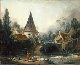'Landscape near Beauvais', 1740.  Artist: François Boucher