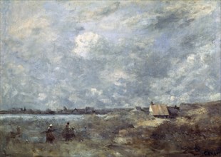 'Stormy Weather. Pas de Calais', c1870.  Artist: Jean-Baptiste-Camille Corot