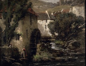 'Water Mill', 19th century.  Artist: Gustave Courbet