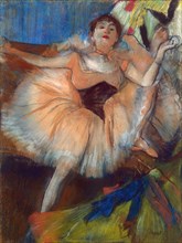 'Seated Dancer', 1879-1880.  Artist: Edgar Degas