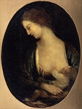 'The Virgin of Verneuil', 1850-1860.  Artist: Jean-Baptiste-Camille Corot