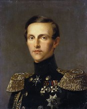 'Portrait of Grand Duke Konstantin Nikolayevich of Russia', (1827-1892), c1850.  Creator: Franz Kruguer.