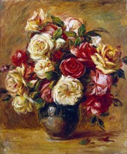 Bouquet of Roses', c1909.  Artist: Pierre-Auguste Renoir