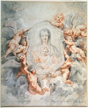 'Madonna Adored by Angels (Madonna della Vallicella), 1608.  Artist: Peter Paul Rubens