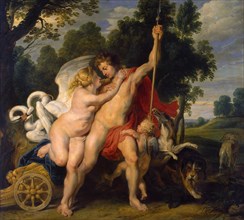 'Venus and Adonis', c1614. Artist: Peter Paul Rubens