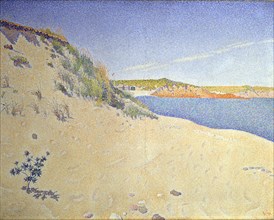 'The Beach at Saint-Briac. Op. 212 (Sandy seashore)', 1890.  Artist: Paul Signac