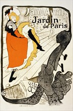 'Jane Avril at the Jardin de Paris', 1893.  Artist: Henri de Toulouse-Lautrec
