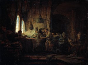 'The Parable of the Labourers in the Vineyard', 1637.  Artist: Rembrandt Harmensz van Rijn