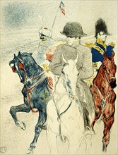 'The History of Napoleon I' (rejected design of a poster to the book), 1895.  Artist: Henri de Toulouse-Lautrec