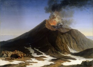 'Eruption of Mount Etna', 18th century.  Artist: Jacob Philip Hackert