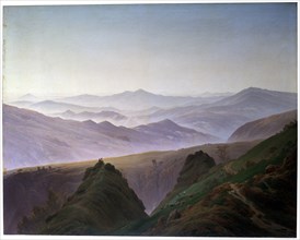 'Morning in the Mountains', before 1823.  Artist: Caspar David Friedrich