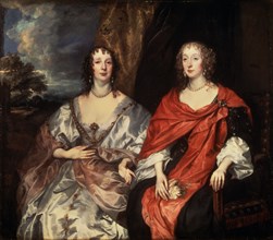 'Portrait of Anne Dalkeith, and Anne Kirke', 1630s.  Artist: Anthony van Dyck