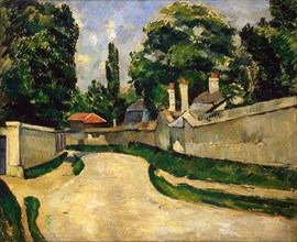 'Houses Along a Road', c1881. Artist: Paul Cezanne