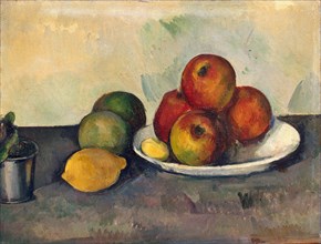 'Still Life with Apples', c1890.  Artist: Paul Cezanne