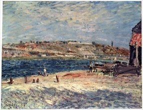 'River Banks at Saint-Mammès', 1884.  Artist: Alfred Sisley