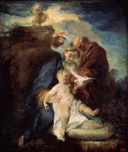 'The Holy Family (Rest on the Flight into Egypt)', 1719.  Artist: Jean-Antoine Watteau